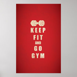 保Fit and Go GYM引用文 ポスター