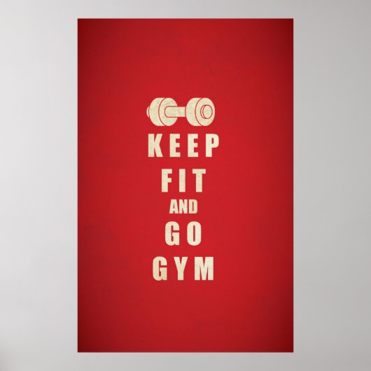 保Fit and Go GYM引用文 ポスター (正面)