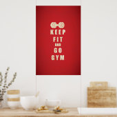 保Fit and Go GYM引用文 ポスター (キッチン)