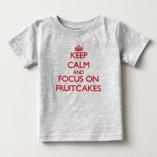 保Fruitcakesに集中 ベビーTシャツ (正面)