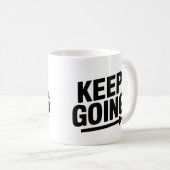 保Going – コーヒやる気を起こさせるーマグ コーヒーマグカップ (正面右)
