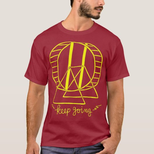 保Going Hamster Premium Tシャツ (正面)