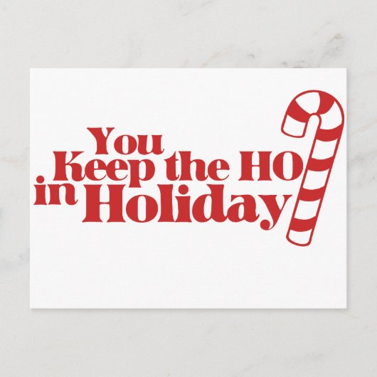 保HO in Holiday シーズンポストカード (正面)