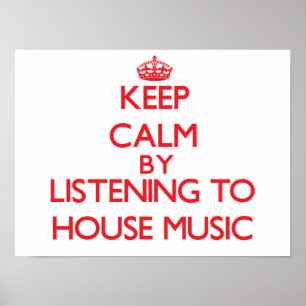 保HOUSE MUSIC聞へ ポスター