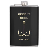 保ITクールリール魚釣り父の日帰りマス フラスク (正面)