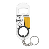 保Itシンプルおもしろいゴルフビール キーホルダー栓抜き (裏面)