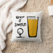 保Itシンプルおもしろいゴルフビール クッション (ブランケット)