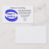 保Itシンプルプロフェッショナル名刺 名刺 (正面/裏面)