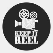 保Itリール映画監督フィルムカメラフィルムメーカー ラウンドシール (正面)