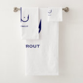 保itリール魚釣りお父さんおもしろいデイステイトラウト バスタオルセット (インサイチュ)