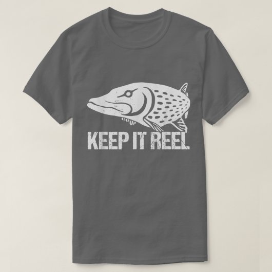 保Itリール魚釣りフッククラシック魚釣りフィ Tシャツ (デザイン正面)