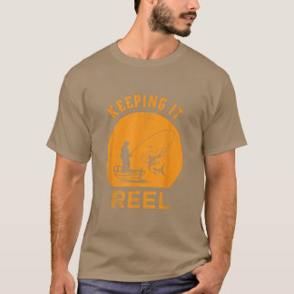 保Itリール魚釣り釣りおもしろい人アンリングパパ Tシャツ