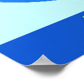 保It Green救 Earth Environment Blue Wall Art ポスター (角)