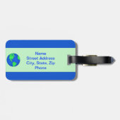 保It Green救 Planet Environment Art ラゲッジタグ (裏面横)