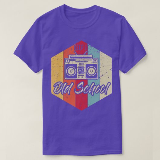 保It Old Schoolヒップホップ音楽ラップのお尻 – ホッパー80 Tシャツ (デザイン正面)