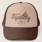 保It Squatchy Trucker Hat キャップ (正面)