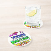 保It Yours Hakuna Matataアートプリント コースター (側面)