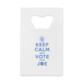 保Joeに投票 クレジットカード栓抜き (裏面)
