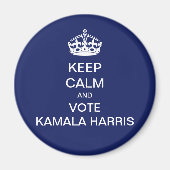保Kamala Harrisに投票 マグネット (正面)