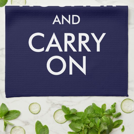 保Kosherと運On キッチンタオル (折り畳み)