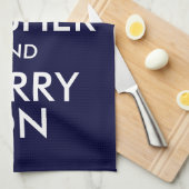 保Kosherと運On キッチンタオル (四つ折り)