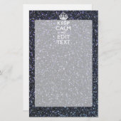 保Midnightスタイルでテキストを落ち着かせる 便箋 (正面/裏面)