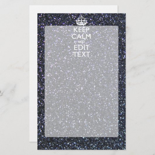 保Midnightスタイルでテキストを落ち着かせる 便箋 (正面/裏面)