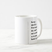 保Moving Forward Inspiration Coffee Mug コーヒーマグカップ (正面右)