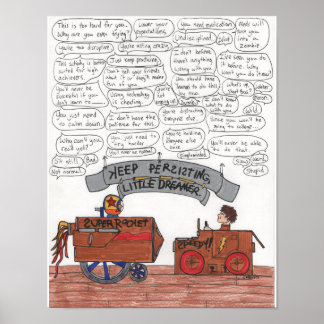 保Persisting, Little Dreamer 11x14 ポスター