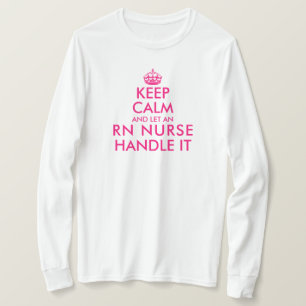 保RNナースに長く取りおもしろい扱わせる Tシャツ
