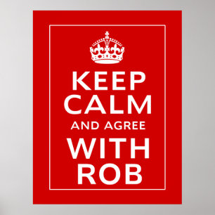 保Robに同意する ポスター
