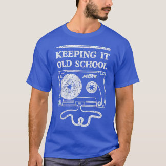 保s it Old School – カセットテープレトロ80s 90 Tシャツ