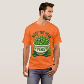 保s Peas Thanksgiving Tシャおもしろいツ – ホリ Tシャツ (正面フル)