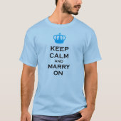 保Shirtで運Calm And Marshement Tシャツ (正面)