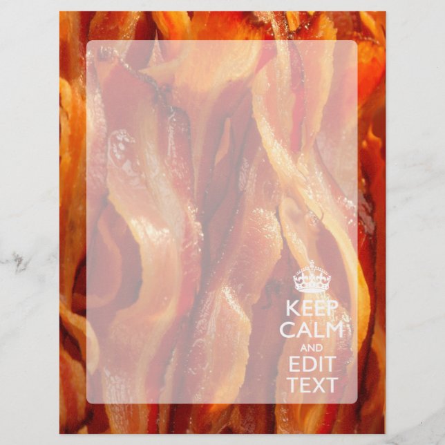 保Sizzling Baconでテキストを落ち着ける (正面)