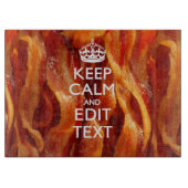 保Sizzling Baconでテキストを落ち着ける カッティングボード (正面)