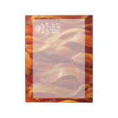 保Sizzling Baconでテキストを落ち着ける ノートパッド (回転)
