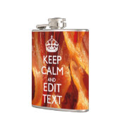 保Sizzling Baconでテキストを落ち着ける フラスク (左)