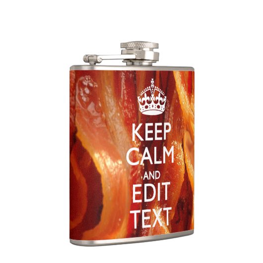 保Sizzling Baconでテキストを落ち着ける フラスク (右)