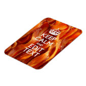 保Sizzling Baconでテキストを落ち着ける マグネット (左側)