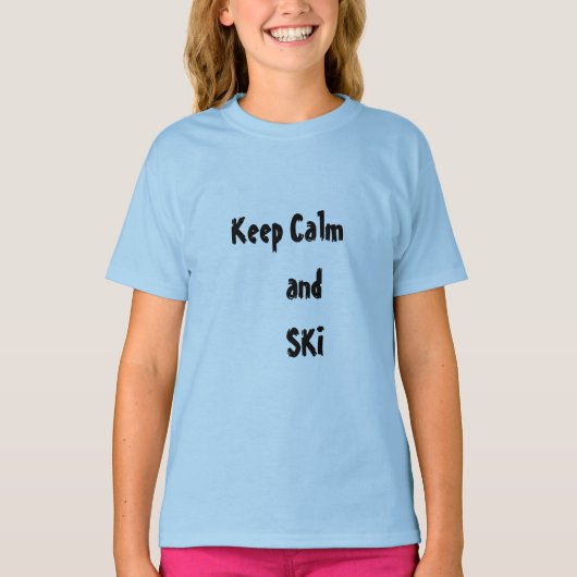 保SKI引用文女性用Tシャツ Tシャツ (正面)