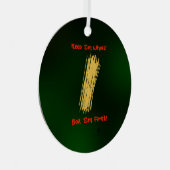 保Spaghetti家族全員のクリスマスラウンド メタルオーナメント (正面右)