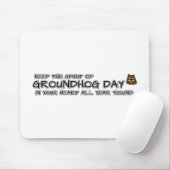保Sporit of Groundhog Day ハート マウスパッド (マウス)