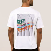 保Tシやる気を起こさせるャツ Tシャツ (裏面)