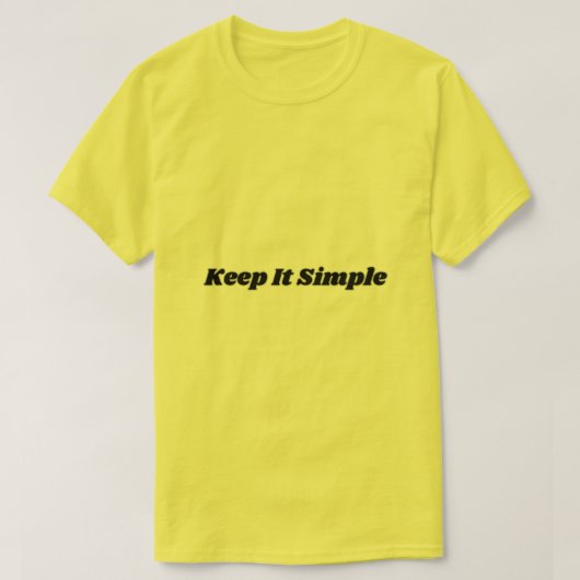 保Tシシンプルャツ Tシャツ (デザイン正面)