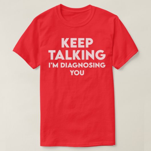 保Talking Ix27mによる診断 Tシャツ (デザイン正面)