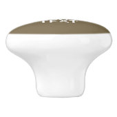 保TaupeのCalmとYour Text セラミックノブ (側面)