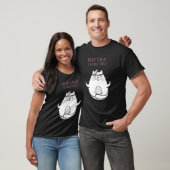 保Tee Calm And Love Cats おもしろい Cat Yoga For Wom Tシャツ (ユニセックス)