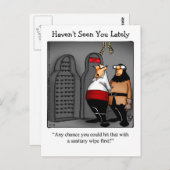 保Touchのユーモアポストカード「斑点」 ポストカード (正面/裏面)