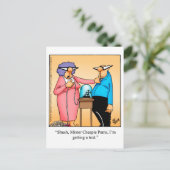 保Touchのユーモアポストカード「斑点」 ポストカード (スタンド正面)